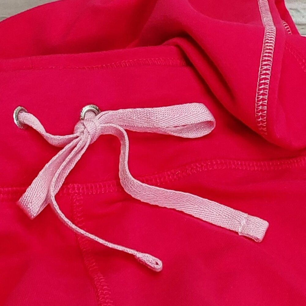 'DANSKIN NOW' FRENCH TERRY LOOSE FIT STRAIGHT-LEG ATHLEISURE PANTS in POSEY PINK - Picture 8 of 15